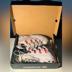 Osiris d3 white/red/grey size 10